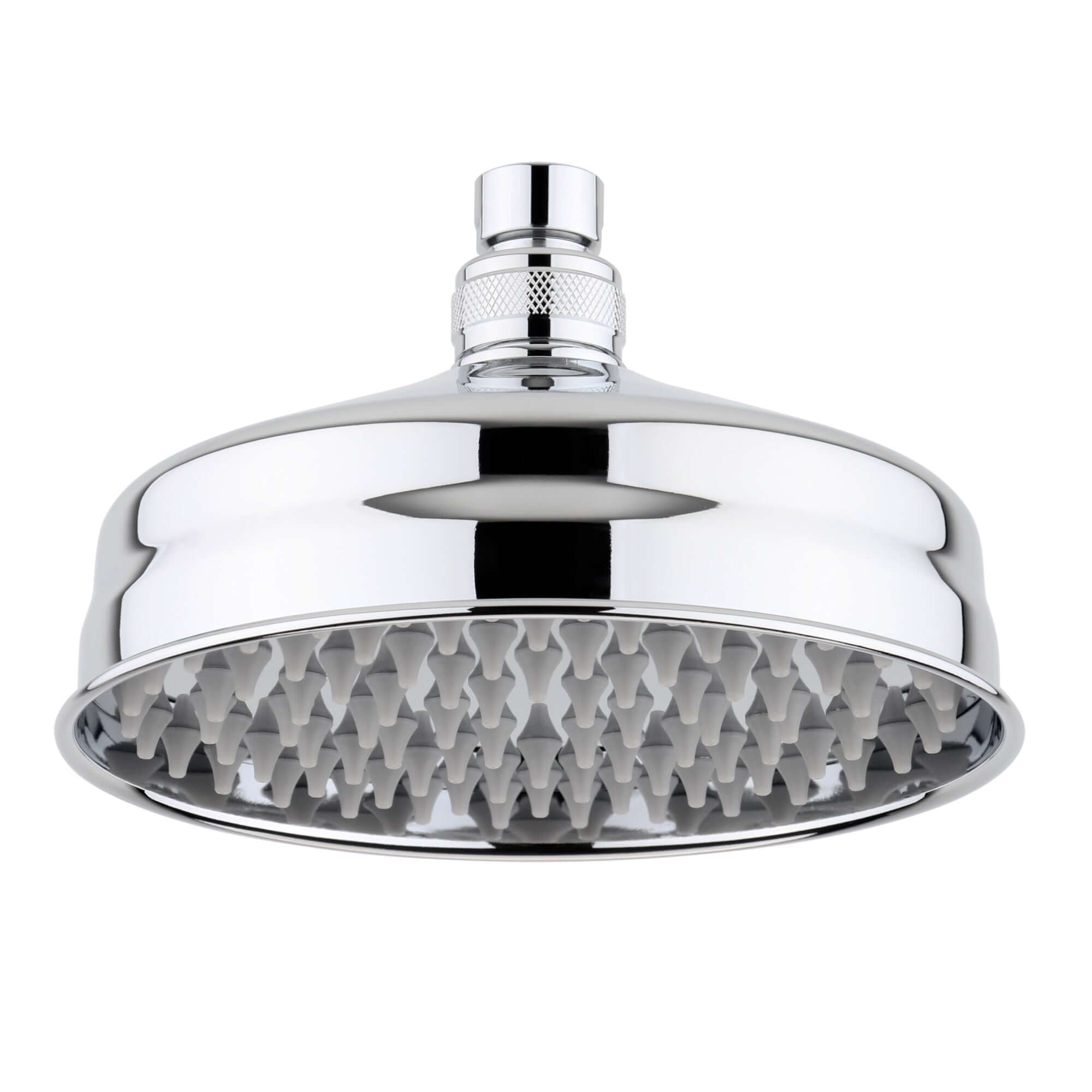 Buy Chrome Traditional shower head apron rose brass 150mm Online UK | HOUSE OF ENKI